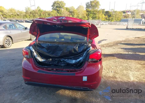 2015 Hyundai Elantra Se z USA, uszkodzony, nr VIN KMHDH4AE4FU357528